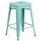 Flash Furniture 24" High Backless Mint Green Counter Height Stool ET-BT3503-24-MINT-GG - alternate 4