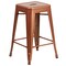 Flash Furniture 24" High Backless Copper Counter Height Stool ET-BT3503-24-POC-GG - alternate 3