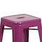 Flash Furniture 24" High Backless Purple Counter Height Stool ET-BT3503-24-PUR-GG - alternate 7