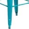 Flash Furniture 30" High Backless Crystal Teal-Blue Barstool ET-BT3503-30-CB-GG - alternate 10