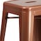 Flash Furniture Kai Commercial Grade 30" High Backless Copper Indoor-Outdoor Barstool ET-BT3503-30-POC-GG - alternate 9