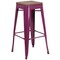Flash Furniture No Back Metal Stool, 30", Purple ET-BT3503-30-PUR-WD-GG - alternate 2