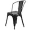 Flash Furniture Square 31.5" W, 31.5" L, 29.5" H, Metal, Black ET-CT002-4-30-BK-GG - alternate 8