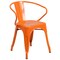 Flash Furniture Rectangle 31.5" W, 63" L, 29.5" H, Metal, Orange ET-CT005-4-70-OR-GG - alternate 5