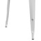 Flash Furniture Rectangle White Metal Table, 31-1/2"X63", 31.5" W, 63" L, 29.5" H, Metal, White ET-CT005-WH-GG - alternate 8