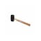 Stanley 16 oz. Rubber Mallet, 2 3/8 in Face Dia., 11 3/4 in L Wood Handle 51-104 - alternate 5