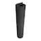 Rubber-Cal Rubber Cal "Elephant Bark" Rubber Flooring - 1/4 in. x 4 ft. x 2 ft. - Black 03_101_WAB - alternate 4