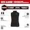 Milwaukee Tool Axis Heated Vest, Polyester, 2 to 8 hours Heating Time, 3 Heat Settings, Black, M F300B-20M - alternate 11