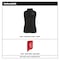Milwaukee Tool Axis Heated Vest, Polyester, 2 to 8 hours Heating Time, 3 Heat Settings, Black, XS F300B-20XS - alternate 8