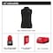Milwaukee Tool Axis Heated Vest, Polyester, 2 to 8 hours Heating Time, 3 Heat Settings, Black, M F300B-21M - alternate 2