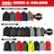 Milwaukee Tool Axis Heated Vest, Polyester, 2 to 8 hours Heating Time, 3 Heat Settings, Black, M F300B-21M - alternate 7