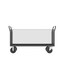 Valley Craft Cage Cart, 3-Sided 60"Wx30"D, 3-Sided Low F80118VCGY - alternate 6