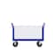 Valley Craft Cage Cart, 3-Sided 48"Wx24"D, 3-Sided Low F80125VCBL - alternate 4