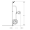Valley Craft Bag Hand Truck, 600 lb., 60-1/2"x26"x46" F80233U5 - alternate 7