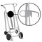 Valley Craft Two Wheel Drum Hand Truck, Steel F82645A4L - alternate 1
