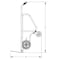 Valley Craft Four-Wheel Bag-BoxHand Truck, Stl F F84808A3 - alternate 7