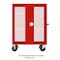 Valley Craft Security Cart, 2000 lb Capacity, 24 in W x 51 in L x F89062VCRD - alternate 2