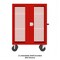 Valley Craft Security Cart, 2000 lb Capacity, 24 in W x 51 in L x F89063VCRD - alternate 3