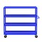 Valley Craft Utility Cart, Steel, 3600 lb Load Capacity, 65 in L, 30 in W F89167BUPH - alternate 3