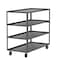 Valley Craft Utility Cart, Steel, 3600 lb Load Capacity, 65 in L, 30 in W F89168GYPH - alternate 4