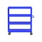 Valley Craft Utility Cart, Steel, 3600 lb Load Capacity, 53 in L, 24 in W F89170BUPH - alternate 3