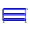 Valley Craft Utility Cart, Steel, 2000 lb Load Capacity, 65 in L, 30 in W F89174BUPY - alternate 3