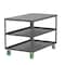Valley Craft Utility Cart, Steel, 2000 lb Load Capacity, 53 in L, 30 in W F89175GYPY - alternate 3