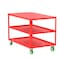 Valley Craft Utility Cart, Steel, 2000 lb Load Capacity, 53 in L, 30 in W F89175RDPY - alternate 1