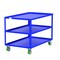 Valley Craft Utility Cart, Steel, 2000 lb Load Capacity, 53 in L, 30 in W F89176BUPY - alternate 3