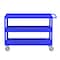 Valley Craft Utility Cart, Steel, 2000 lb Load Capacity, 53 in L, 30 in W F89176BUPY - alternate 4