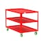 Valley Craft Utility Cart, Steel, 2000 lb Load Capacity, 53 in L, 30 in W F89176RDPY - alternate 1