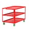 Valley Craft Utility Cart, Steel, 2000 lb Load Capacity, 53 in L, 30 in W F89176RDPY - alternate 4