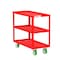 Valley Craft Utility Cart, Steel, 2000 lb Load Capacity, 41 in L, 18 in W F89178RDPY - alternate 1