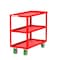 Valley Craft Utility Cart, Steel, 2000 lb Load Capacity, 41 in L, 18 in W F89178RDPY - alternate 2