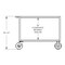 Valley Craft Gauge Utility Cart, 2 Shelf, Flat Top F89179BUPY - alternate 2