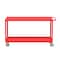 Valley Craft Gauge Utility Cart, 2 Shelf, Flat Top F89179RDPY - alternate 2