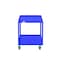 Valley Craft Utility Cart, Steel, 2000 lb Load Capacity, 65 in L, 30 in W F89180BUPY - alternate 2