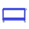 Valley Craft Utility Cart, Steel, 2000 lb Load Capacity, 65 in L, 30 in W F89180BUPY - alternate 3