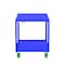 Valley Craft Utility Cart, Steel, 2000 lb Load Capacity, 53 in L, 30 in W F89181BUPY - alternate 2