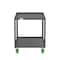 Valley Craft Utility Cart, Steel, 2000 lb Load Capacity, 53 in L, 30 in W F89182GYPY - alternate 2