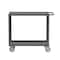 Valley Craft Utility Cart, Steel, 2000 lb Load Capacity, 41 in L, 18 in W F89183GYPY - alternate 4