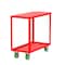 Valley Craft Utility Cart, Steel, 2000 lb Load Capacity, 41 in L, 18 in W F89183RDPY - alternate 3