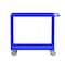 Valley Craft Utility Cart, Steel, 2000 lb Load Capacity, 41 in L, 18 in W F89184BUPY - alternate 4