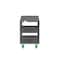 Valley Craft Flush-Top Utility Car, Three Shelf, 24x48 F89219GYPY - alternate 6