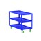 Valley Craft Utility Cart, Blue, Three Shelf, 24x48 F89221BUPY - alternate 1