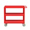 Valley Craft Utility Cart, Three Shelf, 24x36", Red F89222RDPY - alternate 5