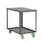 Valley Craft Flush-Top Utility Cart, Two Shelf, 24x36 F89224GYPY - alternate 1