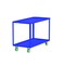 Valley Craft Utility Cart, Two Shelf, 24x48", Blue, w/P F89225BUPY - alternate 4