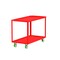 Valley Craft Utility Cart, Two Shelf, 24x48", Red, w/Po F89225RDPY - alternate 2
