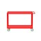 Valley Craft Utility Cart, Two Shelf, 24x48", Red, w/Po F89225RDPY - alternate 4